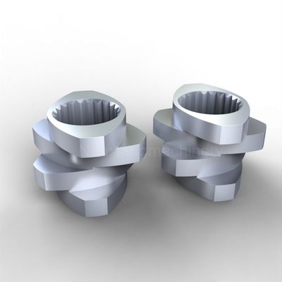 Nierdzewna 0,02Mm Tolerancja Spline Kneading Blcok Ogrzewanie Do Twin Screw Extruder