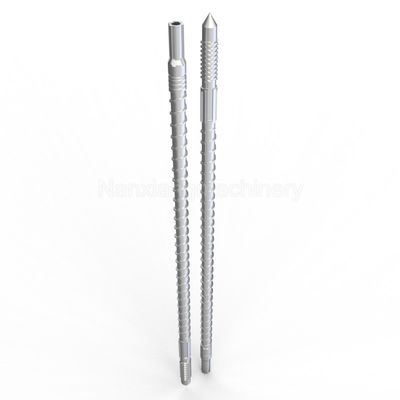 Co Rotating Hexagonal Shaft Plastic Pelletizer Cold Rolling For Twin Screw Extruder