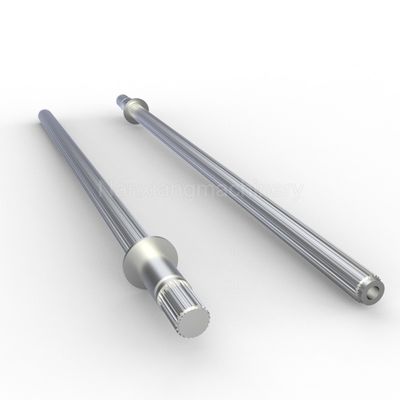 DH2F Inwoluowany wał kręgosłupa Twin Screw Extrusion Machine Components Spline Shafts