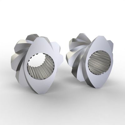 Ciepłoobrobione elementy śruby TDK DIN Twin Screw Extruded Parts for Chemical Industry