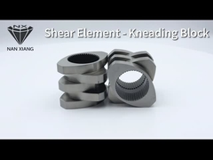 Obszar stopienia Extruder Kneading Block 30 stopni 45 stopni 60 stopni kąt