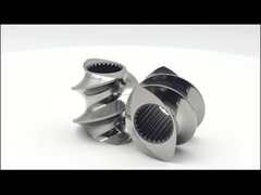 Zindywidualizowane elementy przejściowe dwuskrętowe ekstrudera śruby piaskowe wybuchowe polerowanie dla tworzyw sztucznych